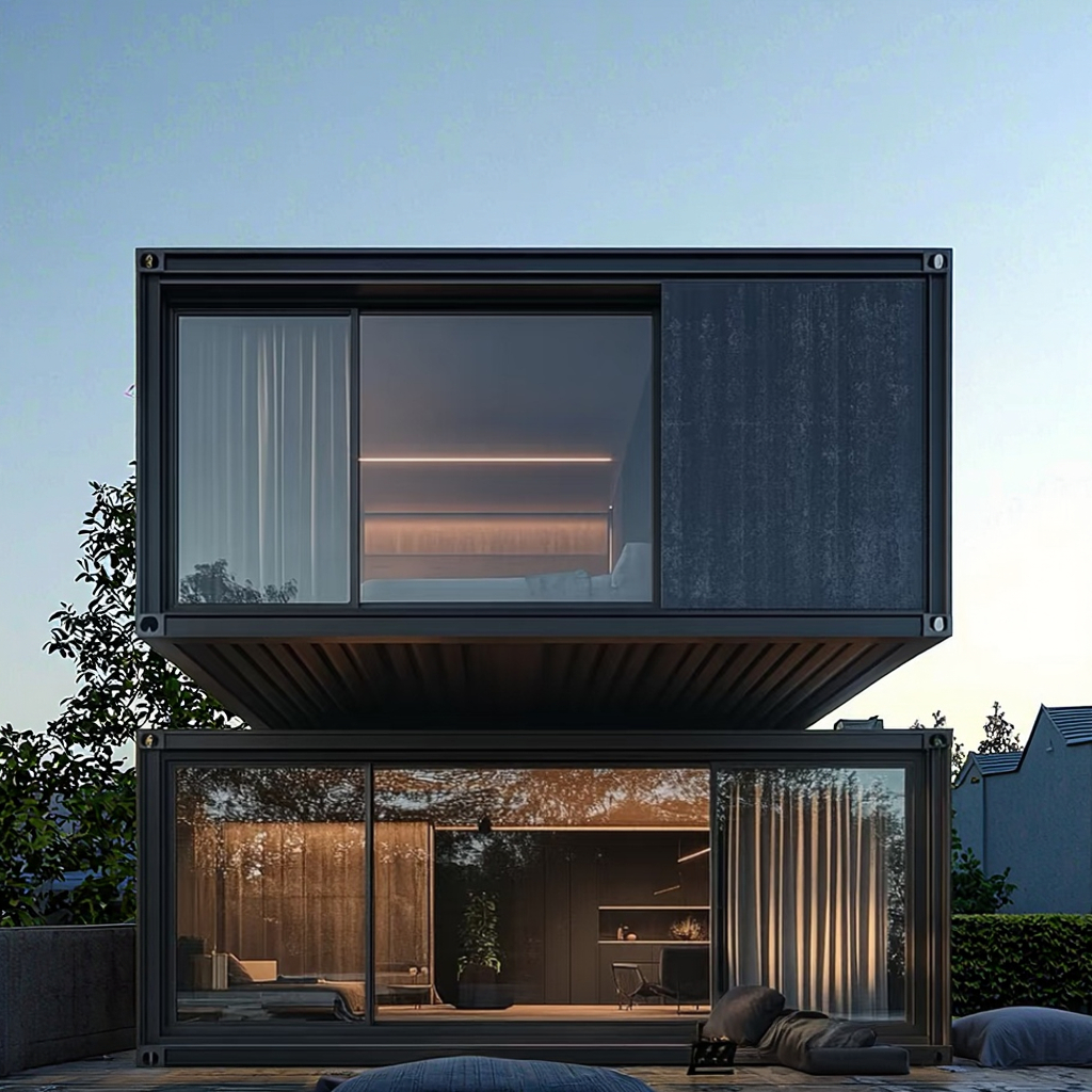 Detachable 40ft & 20ft Container Houses for Home Office Hotel Outdoor Warehouse Shop & Villa Made of Sandwich Panel
