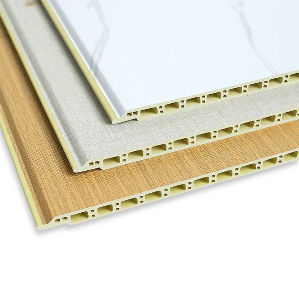 Hollow Bamboo Wood Fiber PVC Interior Wall Panels Waterproof Cladding Home Office Board