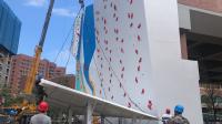O automóvel interno padrão do painel de parede da velocidade de escalada amarra impermeável