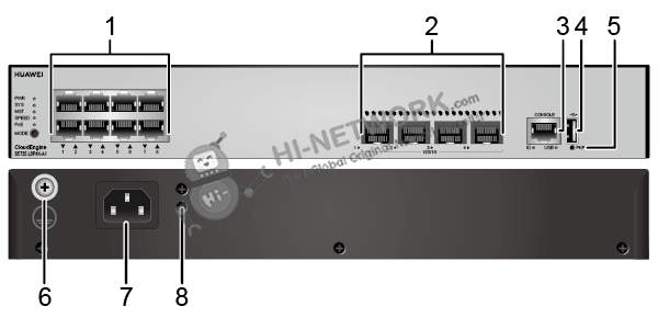 Huawei Switch S5735-L8P4X-A1 with 8*10/100/1000BASE-T Ports 4*10GE SFP+ Ports and PoE+ Support