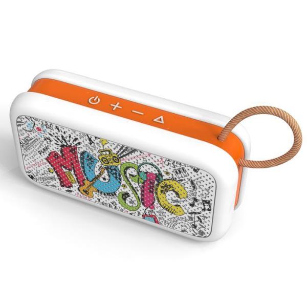 Graffiti Bluetooth Speaker OEM Waterproof IPX5 Bluetooth Speaker with Wearable Strap