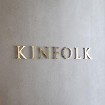 Custom design Brass 3D Metal Signage Waterproof Letter Metal Signs