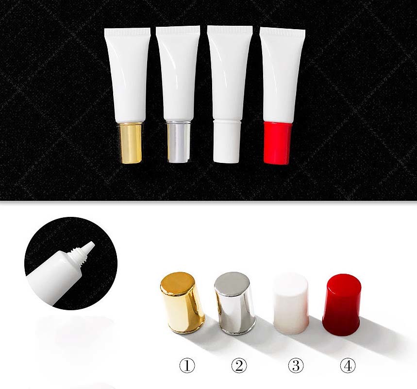 Flexible And Squeezable Cosmetic Plastic Soft Tube Customizable For Size, Color, Printing, And Shape With Recyclable PE Material