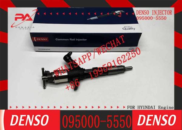 Fuel Injector 095000-5550 0950005550 for Mi-ts-ubishi L200 4D56 Euro4 FOR HY-UNDAI D-E-NSO 5551 3380045700