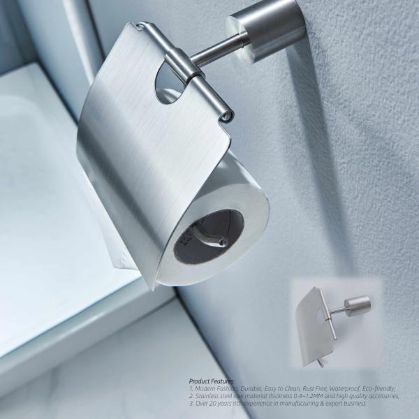 Support de petit pain de cuisine de mur du support de papier hygiénique d'acier inoxydable Sus404