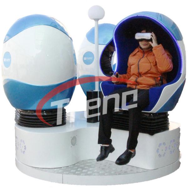 Fashion Cool 360 Degree Supermarket 9D Cinema Ride Blue Seats With Wind Effect