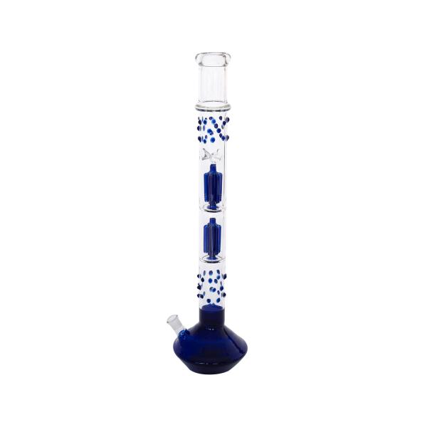 Borosilicate Dry Herb Bubbler SGS Water Pipes Glass Bongs