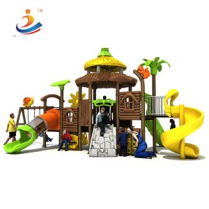 Forest Amusement Polyethylene Playground Equipment glisse l'ODM