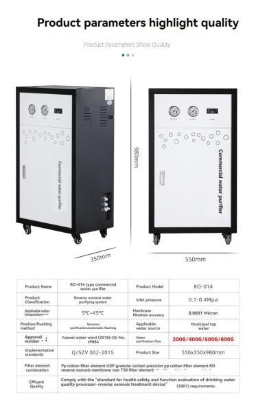 Commercial Ro Water Filtration System Water Softener Reverse Osmosis System For Home