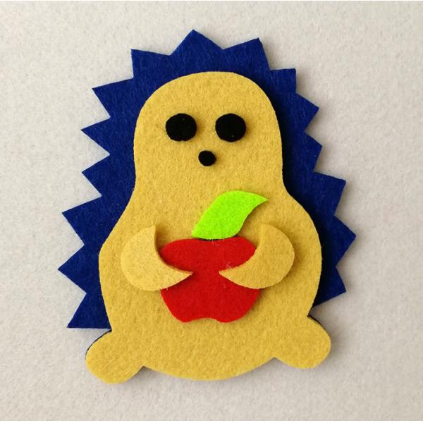 Beautiful Animals Pattern Christmas Party Crafts 2mm Thickness For Home Felt Pendant