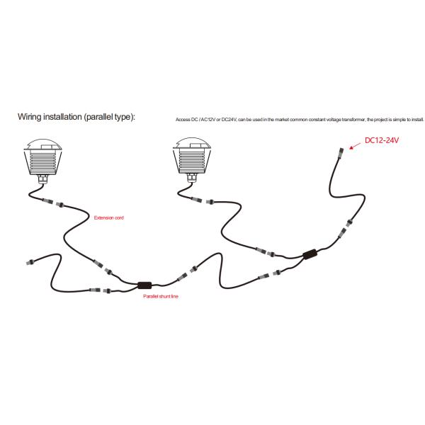 3W 6063 Алюминиевое серебро светодиодное подземное освещение 12в ландшафтное освещение RGB водонепроницаемое наружное светодиодное ночное освещение