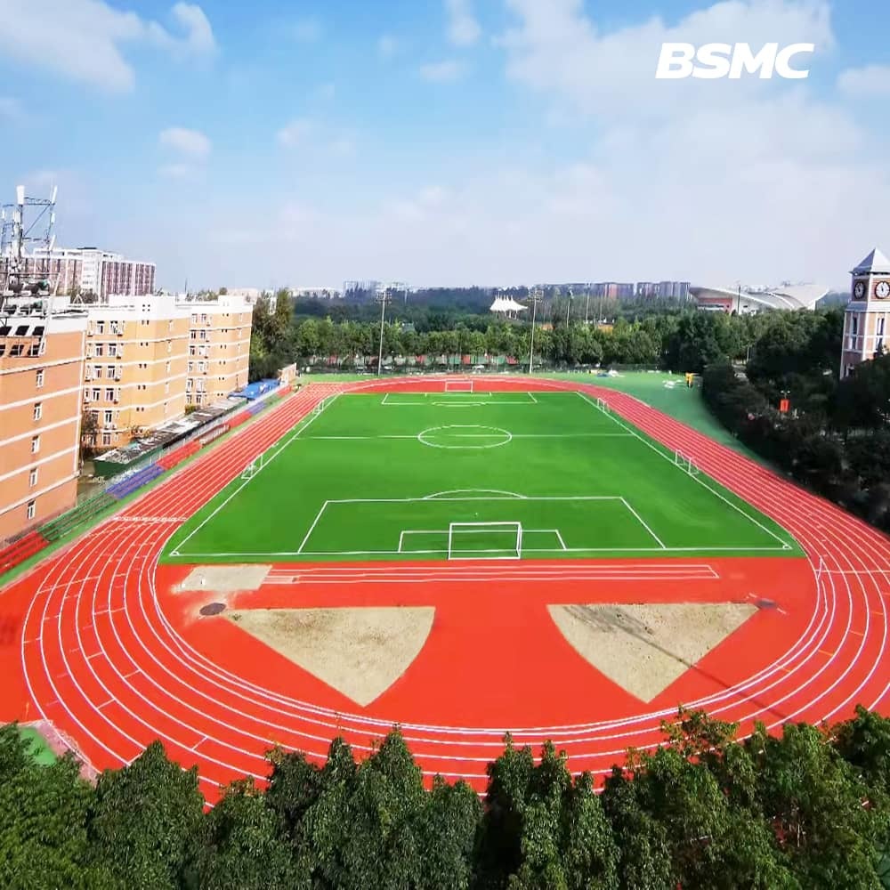400m Standard 13mm Full PUR Running Track System World Athletics Certified Impermeable Sports Surface for Track & Field Stadium