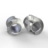 Extrusores de tornillo gemelos Partes de tornillo Resistente a la corrosión Elementos de tornillo de bus para productos farmacéuticos