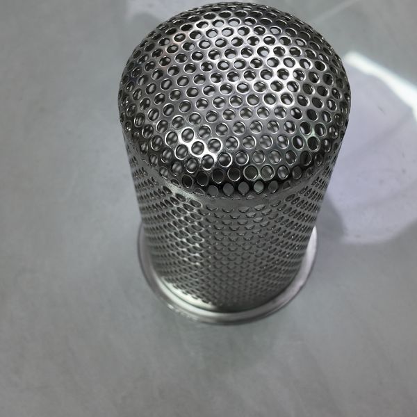 Customized Stainless Steel Perforated Metal Cylinder Tea Strainers