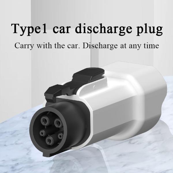 IP55 Rated 3.5kw Type1 Electric Car Discharger v2l 220V Home Power AC J1772 Charging Output for Cars Camping 16A Type1 V2L
