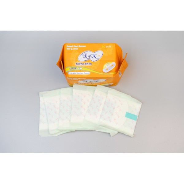 Dermatologically Tested Natural Cotton Pantiliners 30padsbag Soft Breathable Skinfriendly Protection for Sensitive Skin