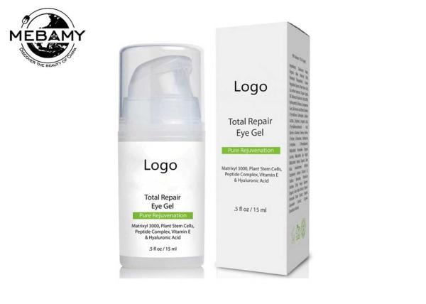 Os produtos orgânicos que o anti gel inchado do creme do olho do Peptide rejuvenesce a pele reduzem círculos escuros