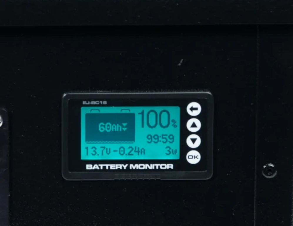 Smart Shunt Lithium Battery Monitor LCD Display For RV Golf Cart Electric Motorcycle