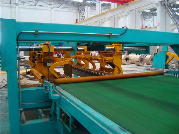 Metal de alta velocidade do telhado da folha que corta a máquina de corte de aço inoxidável do controle da linha/PLC