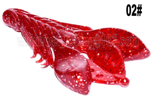 new style  90mm 12.5g butterfly shrimp soft fishing lure