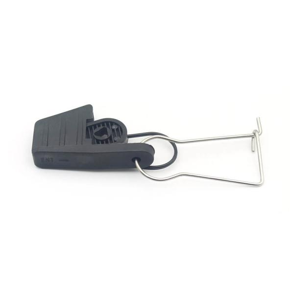 Tension Force 06KN Outdoor FTTH Drop Cable Clamp Nylon UV resistance