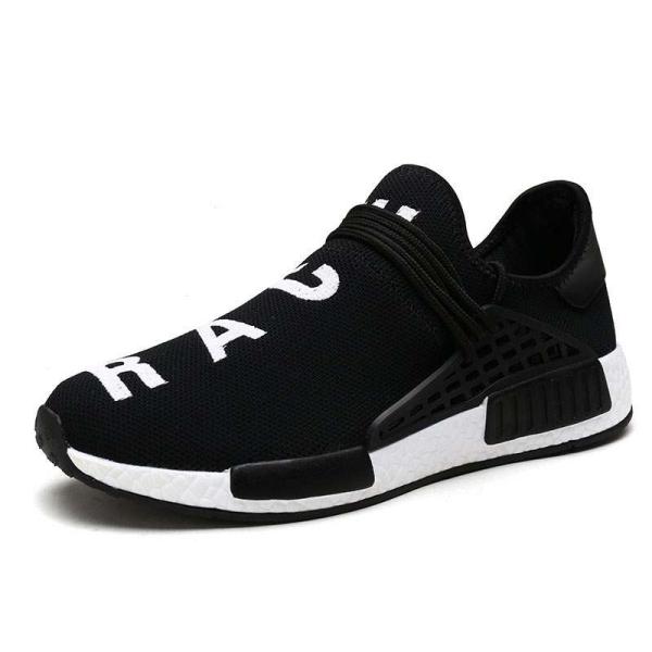 Fly Knit TPR Bottom Mens Breathable Running Shoes Low Cut Upper