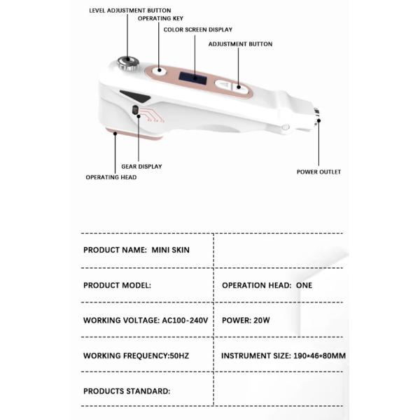 Мини HIFU антиморщины антивозрастный лифт лица массажник лица машина для ухода за кожей