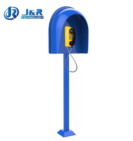 Prova acústica reforçada da poeira da coluna da cabine de telefone do poliéster para ruas