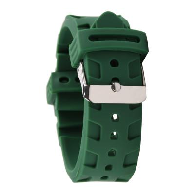 Estilo pesado 22mm Dive Watch Band Atrovirens Color de medida ajustável