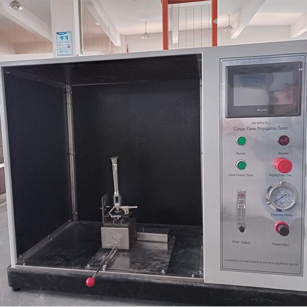 NFPA-701-1 Curtain Flame Propagation Test Machine For Fabric Material
