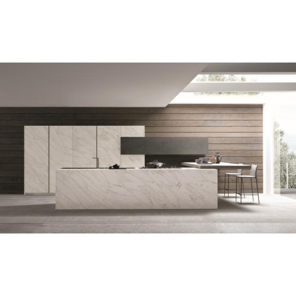 Salón de baño Escritorio de cuarzo artificial 2cm Escritorios de cocina de cuarzo blanco