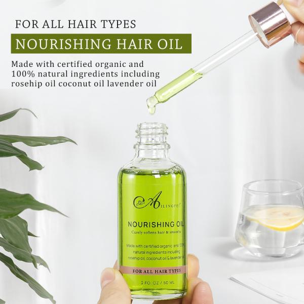 Private Label Moisturizing Nourishing Hair Oil Natural Rosmary Oil Castor Seed Oil Ginger Root Oil Jojoba Seed Oil Massa
