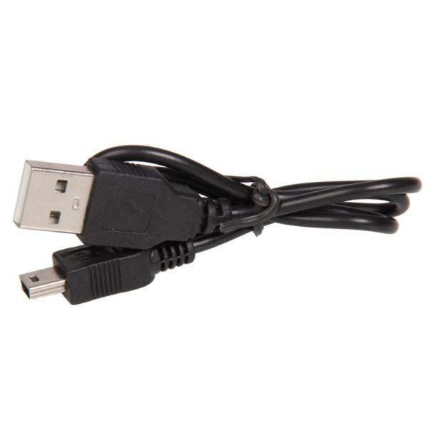 Mini USB 2.0 Cable 1m Transferência de dados de carregamento rápido para câmera MP3