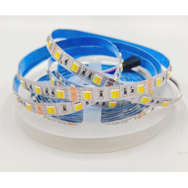 12v 60led 5025 Temperatura de color ajustable Tira LED Blanco cálido 2700k - 6500k