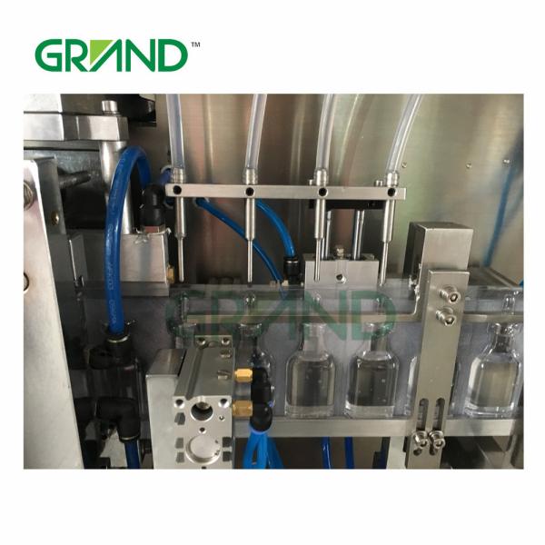 Auto Pesticide Ampoule Filler Plastic Bottles Liquid Filling And Sealing Machine