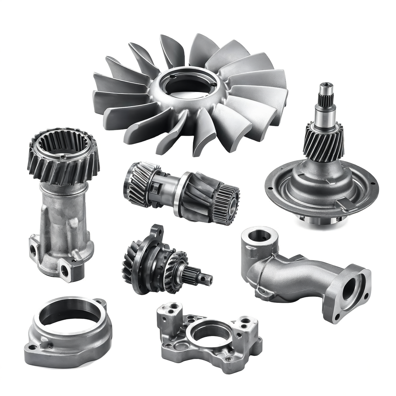 JB Inconel713C Turbine Wheel Shaft Moving Blades Gas Diesel Engine Combustion Chamber Investment Casting Services