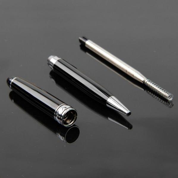 Custom Premium Black Twist Metal Pens With Logo