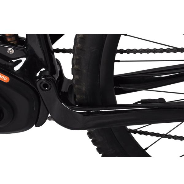 27.5Plus/29er Полная подвеска Углеродная электрическая велосипедная рама Bafang Средний привод Эбики рама