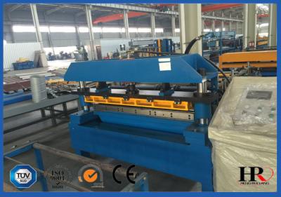 Pre-cutting Sheet Metal Cold Roll Forming Machine With Gear / Sprocket Driving