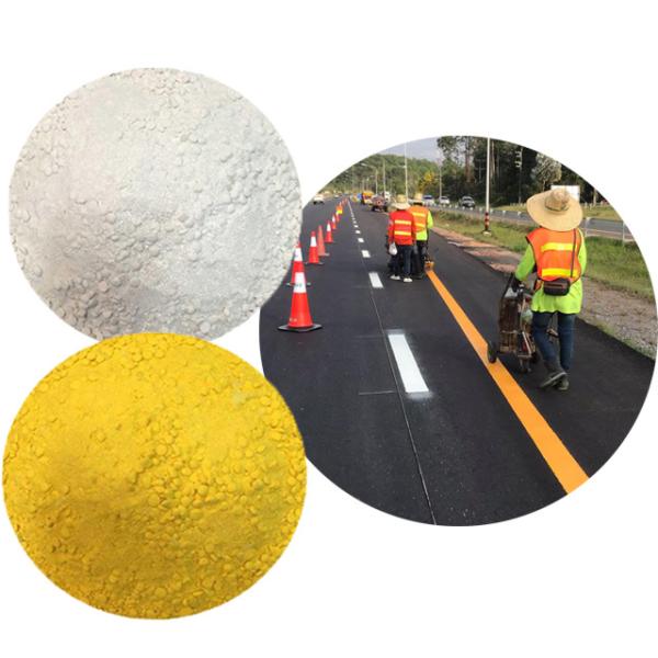 Convenient Operation Thermoplastic Road Marking Paint Powder State Provides High Reflectivity and Strong Surface Bonding