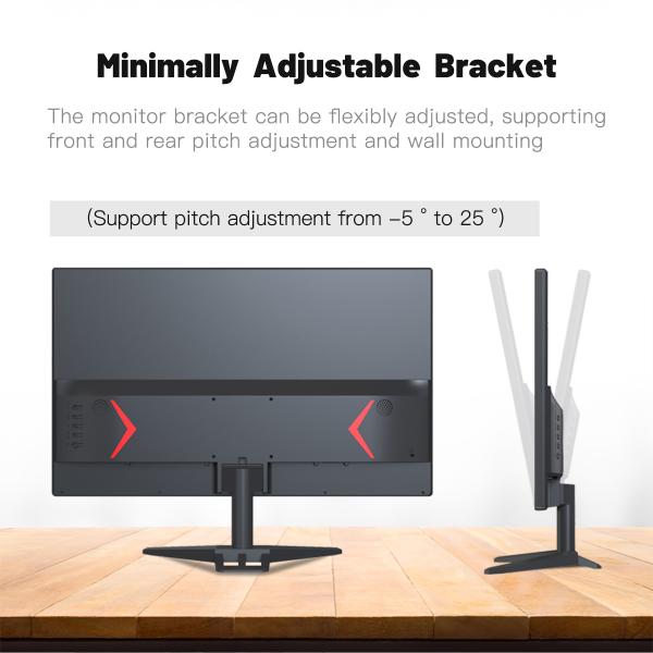 1600x900 Resolution 19.5 Inch LED Monitor 60Hz 75Hz 100Hz With Speaker For CCTV