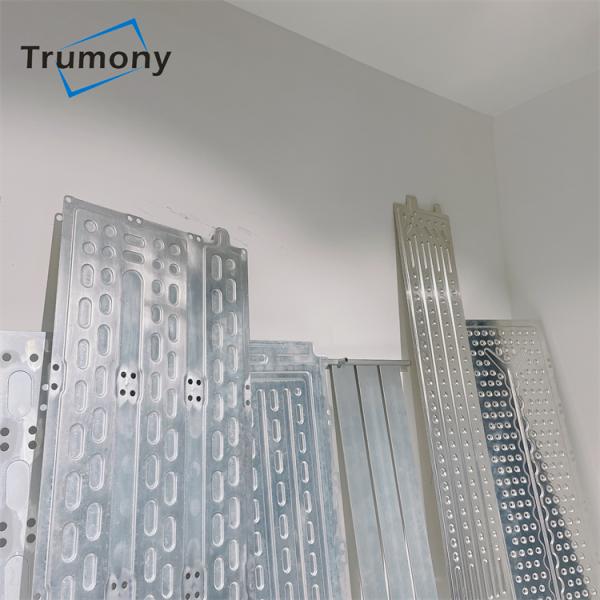 3003 Brazing Aluminum Stamped Liquid Cold Plate For Heavy-Duty Track