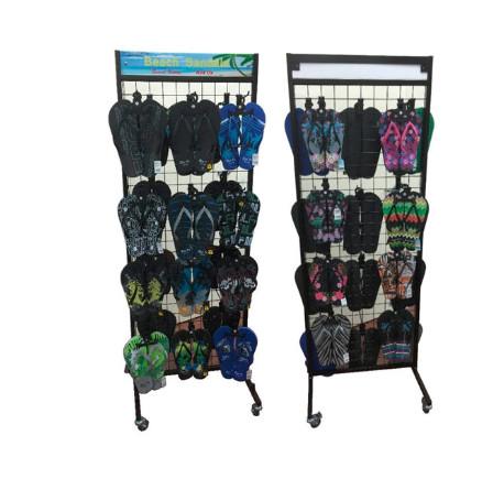 Portable Boutique Store Fixtures , Sandal Display Rack OEM / ODM Available