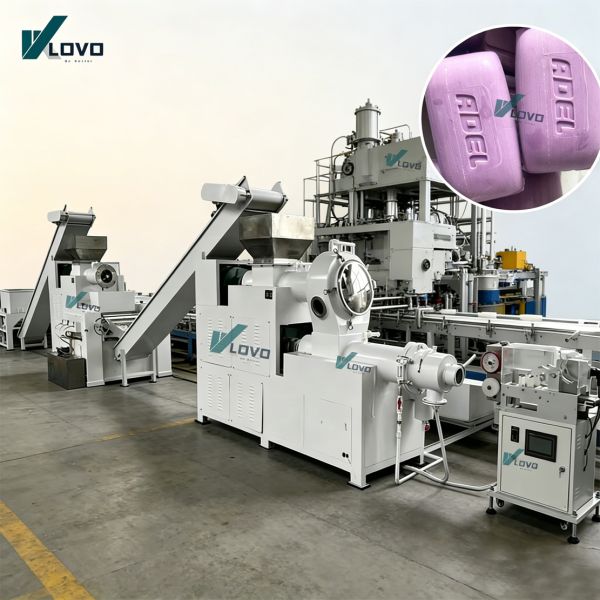High Efficiency Automatic Soap Making Machine | Soap Extruder Cutting Production Line for Sale