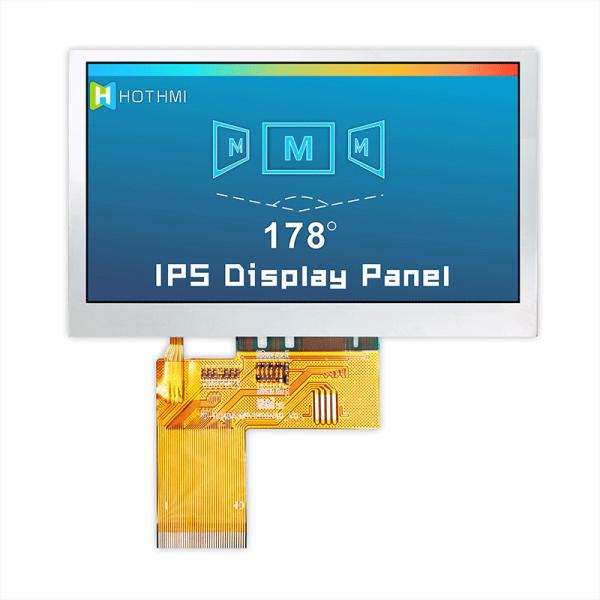 Пикселы TFT-H043A10SVIST6N40 дисплея 800x480 4,3 дюймов TFT LCD солнечного света читаемые