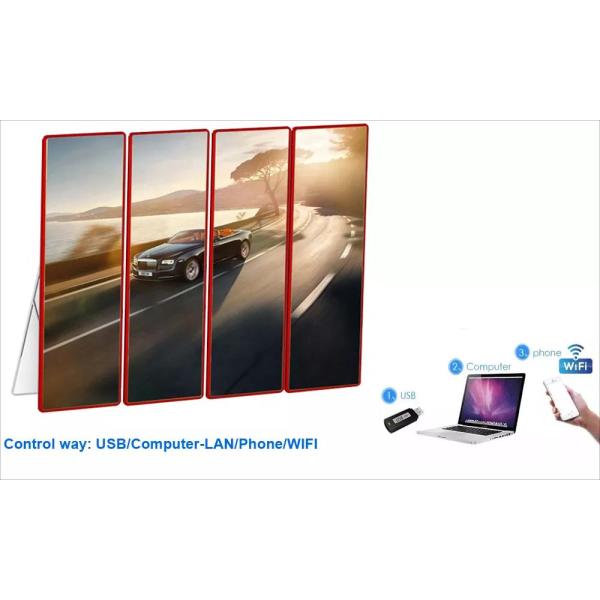 Wifi 4G привело видео-дисплей плаката для зеркала полного цвета дистанционного управления P2 P2.5 HD магазина розничной торговли