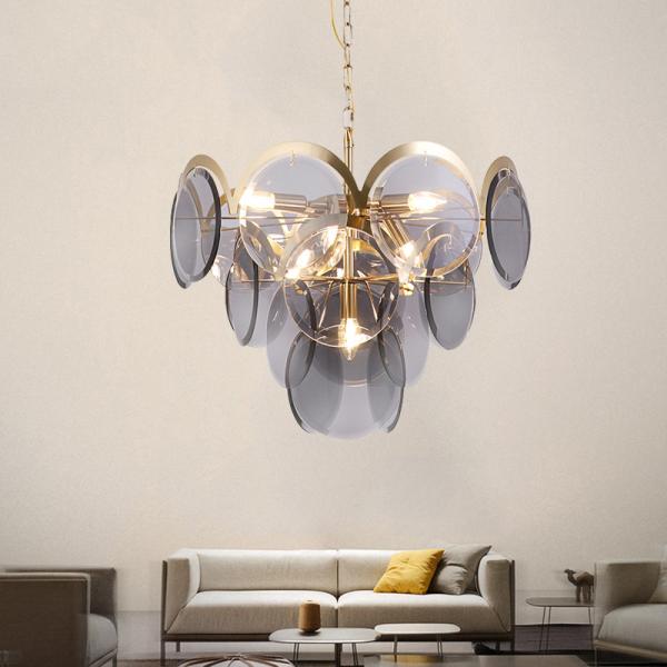 Modern crystal chandeliers living room ring chandelier Diva Mini Chandelier Light(WH-MI-143)