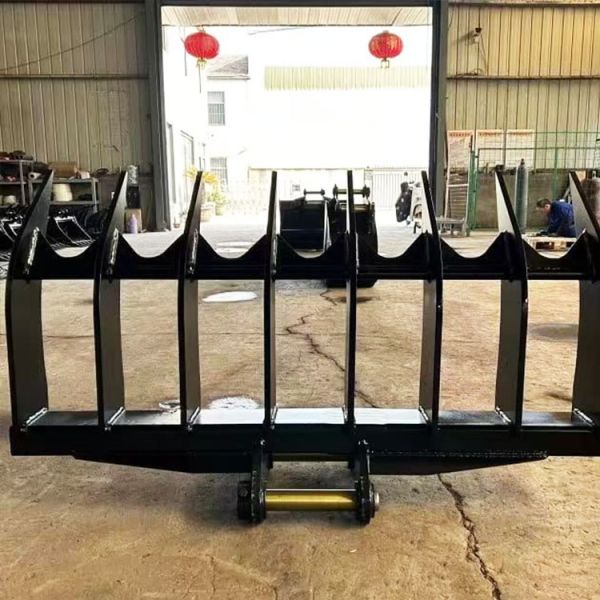 High Quality Customized 6-25Ton Excavator Root Rake Bucket Attachment for Construction and Farm Industries