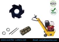 Deck Scaling Derusting Scarifiers Von Arx FR200 Drum With TCT Tungsten Carbide Cutters