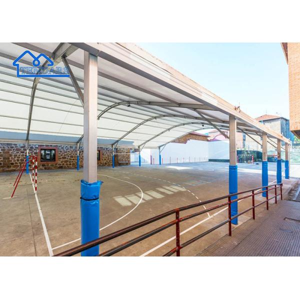 12x20m Sports Hall Tent Heavy Duty Aluminum High Peak UV-Resistant Fabric for Tennis Court